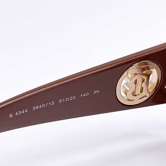 NEW BURBERRY DAISY BE4344 3940/13 BROWN CAT EYE SUNGLASSES B 4344 - Picture 12 of 14